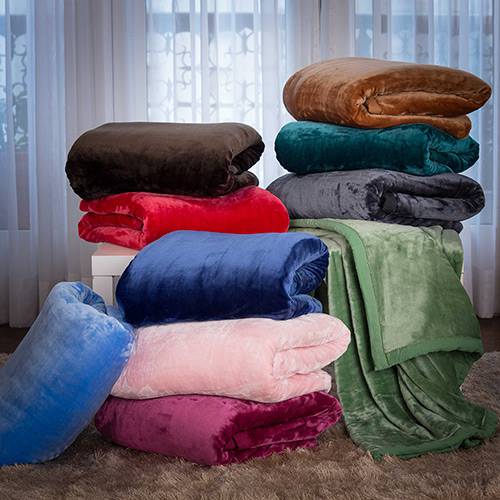 Assistência Técnica, SAC e Garantia do produto Cobertor Casal Flannel Colors com Borda em Percal - Casa & Conforto