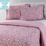 Assistência Técnica, SAC e Garantia do produto Cobreleito Casal Kos Percal 180 Fios com 2 Porta Travesseiros - Casa & Conforto Ilhas Gregas