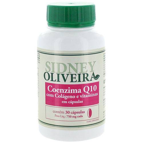 Assistência Técnica, SAC e Garantia do produto Coenzima Q10 + Colágeno + Vitaminas 750 Mg - Sidney Oliveira 30 Cápsulas