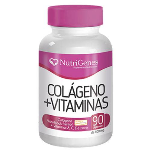 Assistência Técnica, SAC e Garantia do produto Colágeno + Vitaminas - Nutrigenes - Ref.: 509 - 90 Cápsulas de 600 Mg
