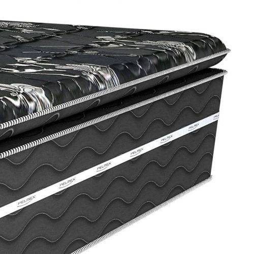 Assistência Técnica, SAC e Garantia do produto Colchão Casal Pillow Top Top Bambu - Pelmex - Black / Prata