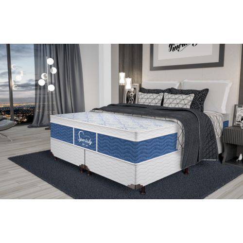 Assistência Técnica, SAC e Garantia do produto Colchão Mola King Specialy Plus White Blue - (193x203x34cm)