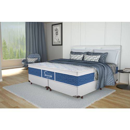 Assistência Técnica, SAC e Garantia do produto Colchão Mola Queen ProDormir Specialy Plus White Blue - (158x198x34cm)