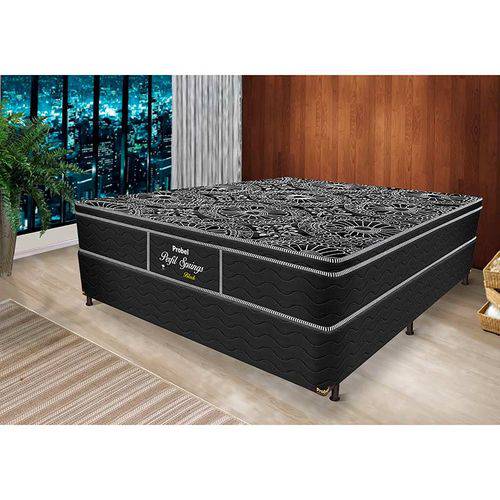 Assistência Técnica, SAC e Garantia do produto Colchão Prodormir Springs Black Casal 28x138x188cm - Probel - Preto / Prata