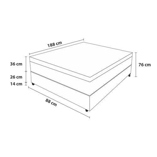 Assistência Técnica, SAC e Garantia do produto Colchão Solteiro Pillow Top Shinning - Pelmex - Branco / Marrom