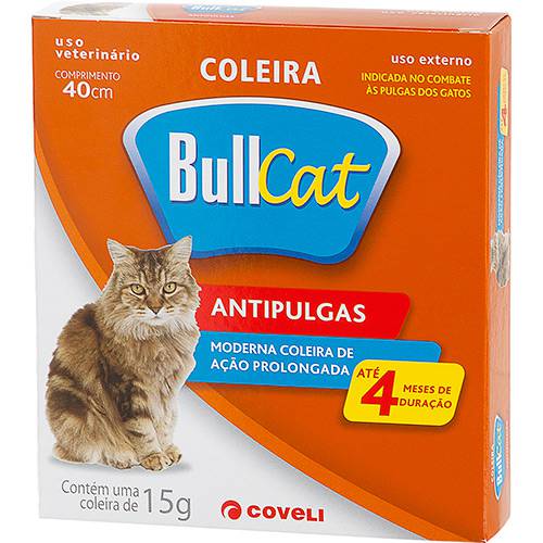 Assistência Técnica, SAC e Garantia do produto Coleira Antipulgas P/ Gatos - Bullcat
