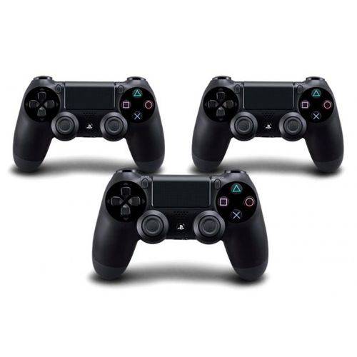 Assistência Técnica, SAC e Garantia do produto Combo 3 Controles Sem Fio Dualshock 4 Sony PS4 - Preto