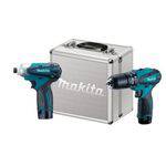 Assistência Técnica, SAC e Garantia do produto Combo Furadeira e Parafusadeira de Impacto à Bateria com Maleta - DK1493 - Makita (110V/220V)