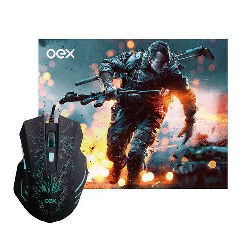 Assistência Técnica, SAC e Garantia do produto Combo Gamer Mouse Led Usb e Mousepad - Stage Mc101 Oex