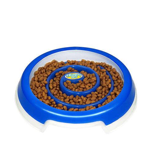 Assistência Técnica, SAC e Garantia do produto Comedouro Lento para Cães Pet Slow Truqys Pet Azul - 650ML