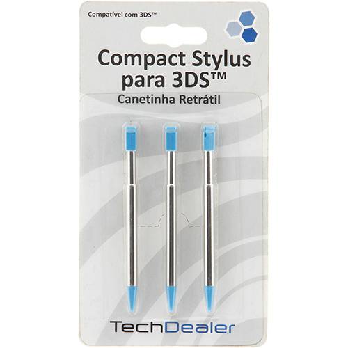 Assistência Técnica, SAC e Garantia do produto Compact Stylus para 3DS - Canetinha Retrátil (Azul)