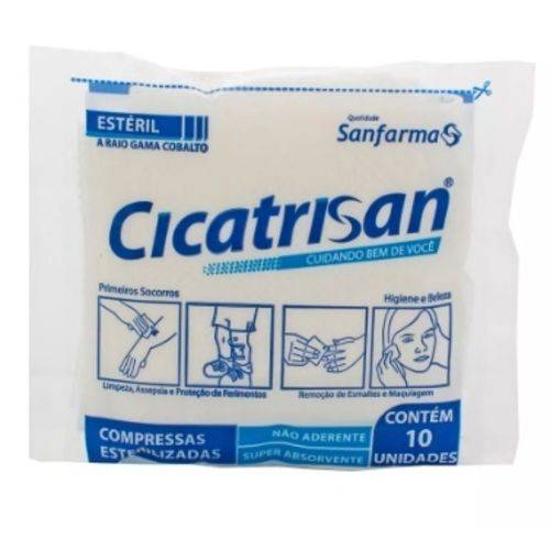 Assistência Técnica, SAC e Garantia do produto Compressa não Aderente Estéril - Cicatrisan - Sanfarma - Cód: Sa9200-1_estq