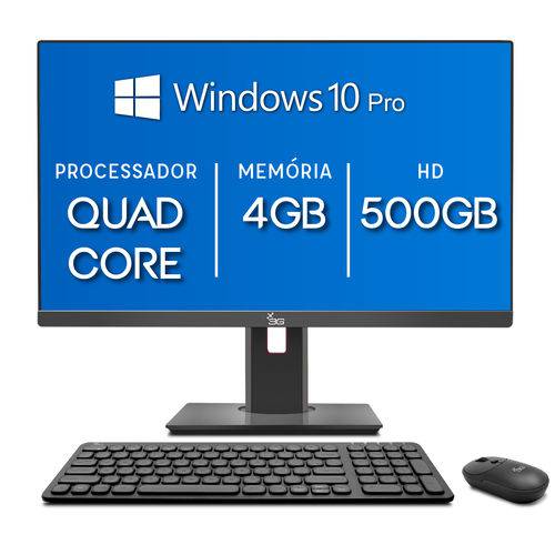 Assistência Técnica, SAC e Garantia do produto Computador All In One 3green Unique Intel Quad Core 4gb HD 500gb 21.5" Ajuste Rotação e Bivolt