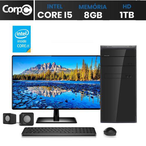 Assistência Técnica, SAC e Garantia do produto Computador com Monitor 19.5 LED CorpC Desktop Intel Core I5 8GB HD 1TB Mouse Teclado Caixa de Som
