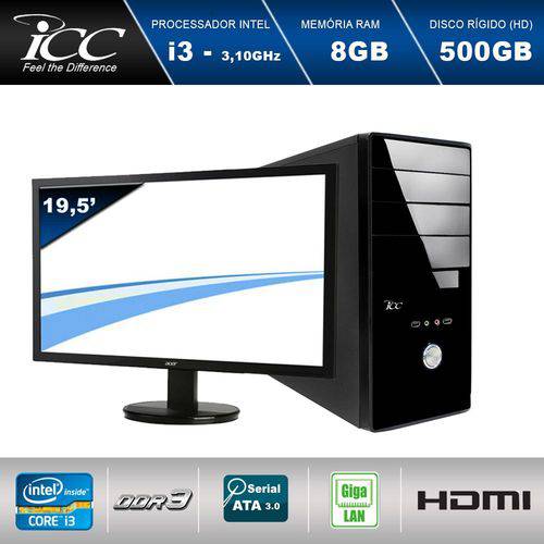Assistência Técnica, SAC e Garantia do produto Computador com Monitor 19. 5' Led Desktop Icc IV2341S Intel Core I3 3. 10 Ghz 4gb HD 500gb Linux HDMI FULL HD