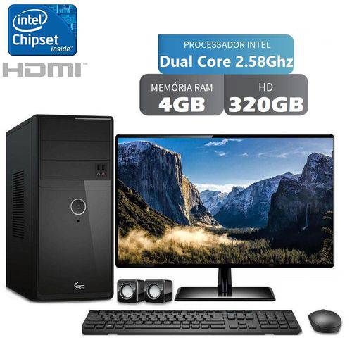 Assistência Técnica, SAC e Garantia do produto Computador Completo com Monitor 3green Intel Dual Core 4GB 320GB LED 19.5" HDMI Áudio 5.1 Canais
