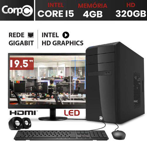 Assistência Técnica, SAC e Garantia do produto Computador Corpc Intel Core I5 4GB HD 320GB com Monitor LED 19.5 e Kit Mouse Teclado Caixa de Som