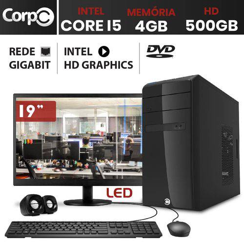 Assistência Técnica, SAC e Garantia do produto Computador CorpC Intel Core I5 4GB HD 500GB Gravador de DVD Monitor LED 19.5