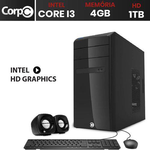 Assistência Técnica, SAC e Garantia do produto Computador CorpC Line Intel Core I3 4GB HD 1TB HDMI Full HD + Kit Completo