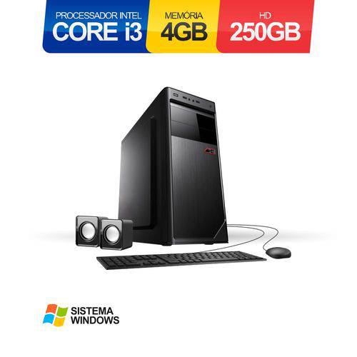 Assistência Técnica, SAC e Garantia do produto Computador Corporate Intel Core I3 2.93Ghz 4Gb HD 250Gb Kit Teclado Mouse Caixa de Som com Windows