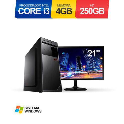 Assistência Técnica, SAC e Garantia do produto Computador Corporate Intel Core I3 2.93Ghz 4Gb HD 250Gb Monitor Led 21'' Kit Teclado Mouse e com Windows