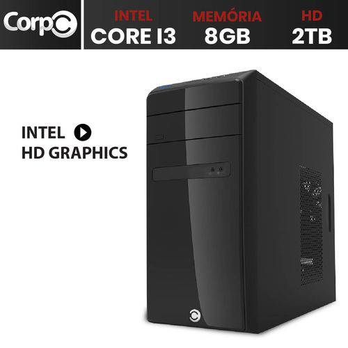 Assistência Técnica, SAC e Garantia do produto Computador Desktop CorpC Intel Core I3 8GB HD 2TB HDMI Full HD