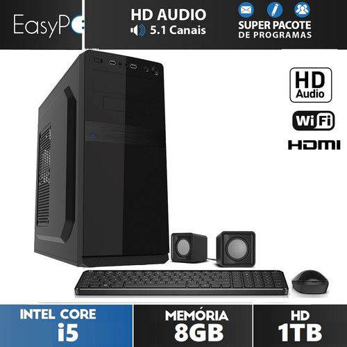 Assistência Técnica, SAC e Garantia do produto Computador Desktop CorpC Intel Core I5 8GB HD 2TB Saída HDMI Full HD Áudio 5.1 Canais