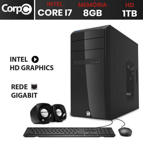 Assistência Técnica, SAC e Garantia do produto Computador Desktop CorPC Intel Core I7 3.8Ghz 8GB HD 1TB