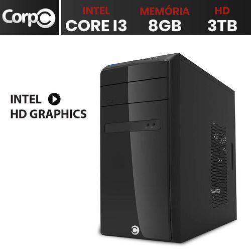 Assistência Técnica, SAC e Garantia do produto Computador Desktop CorpC Line Intel Core I3 8GB HD 3TB HDMI Áudio 5.1 Canais