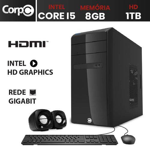 Assistência Técnica, SAC e Garantia do produto Computador Desktop Corpc Line Intel Core I5 3.3Ghz 8GB HD 1TB HDMI Full HD