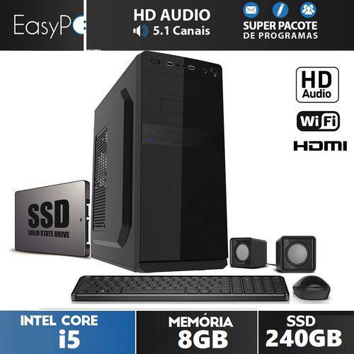 Assistência Técnica, SAC e Garantia do produto Computador Desktop EasyPC Elite Intel Core I5 8GB SSD 240GB Wifi