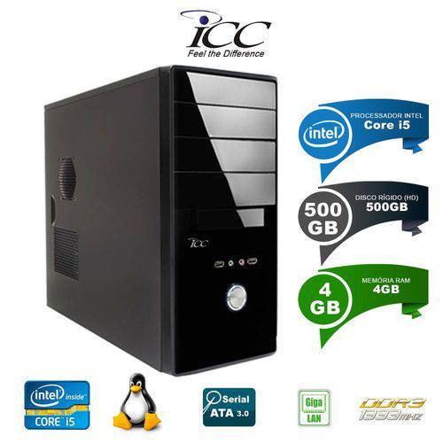 Assistência Técnica, SAC e Garantia do produto Computador Desktop Icc Iv2541 Intel Core I5 3,2ghz 4gb HD 500gb Hdm Full HD