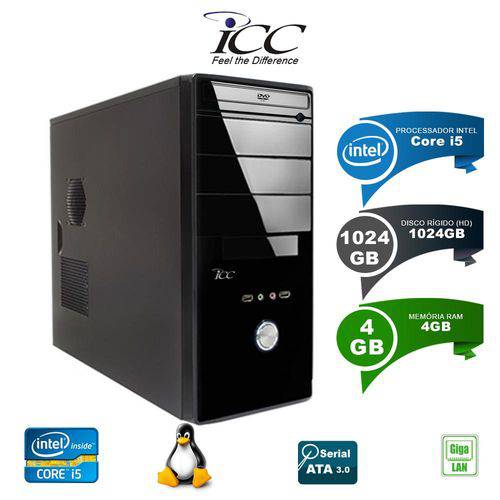 Assistência Técnica, SAC e Garantia do produto Computador Desktop ICC IV2542D Intel Core I5 3.2 Ghz 4gb HD 1 Tera com DVDRW