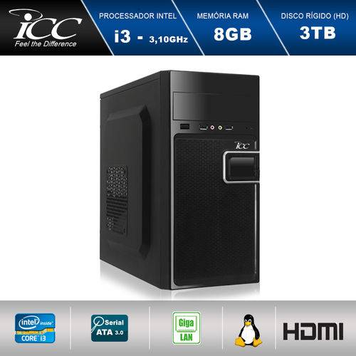 Assistência Técnica, SAC e Garantia do produto Computador Desktop Icc Iv2384s Intel Core I3 3.10 Ghz 8gb HD 3tb Hdmi Full HD
