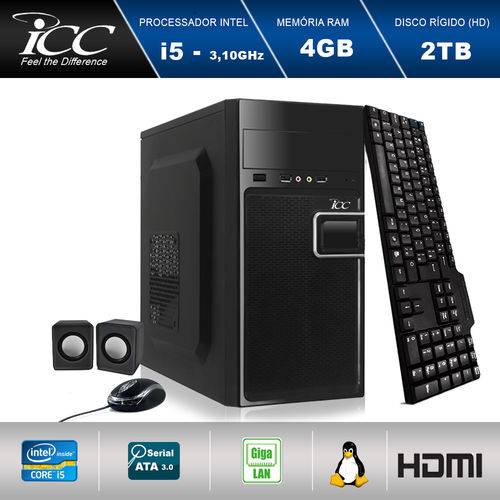 Assistência Técnica, SAC e Garantia do produto Computador Desktop Icc Vision Iv2543k Intel Core I5 3,2ghz 4gb HD 2tb com Teclado, Mouse, Caixa de Som Hdmi Full HD