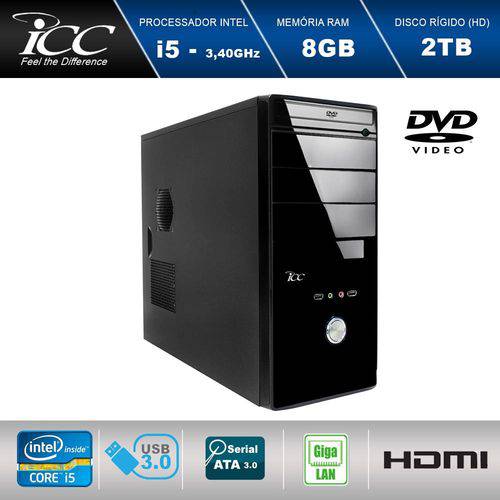 Assistência Técnica, SAC e Garantia do produto Computador Desktop ICC VISION IV2583D Intel Core I5 3. 2 Gghz 8GB HD 2 Tera com DVDRW HDMI FULL HD