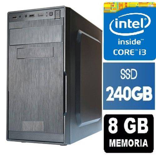 Assistência Técnica, SAC e Garantia do produto Computador Desktop Intel Core I3 8gb SSD 240gb *10x Mais Rápido*