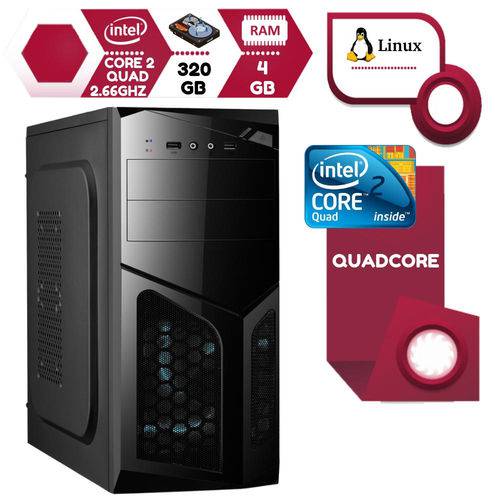 Assistência Técnica, SAC e Garantia do produto Computador Desktop Intel Core 2 Quad 2.6ghz 4gb HD 320gb Linux