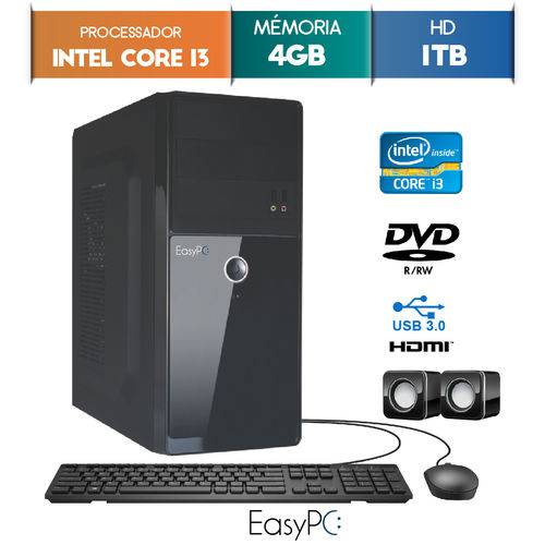 Assistência Técnica, SAC e Garantia do produto Computador EasyPC Intel Core I3 4GB HD 1TB DVD