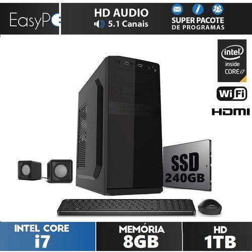 Assistência Técnica, SAC e Garantia do produto Computador EasyPC Platinum Intel Core I7 8GB HD 1TB SSD 240GB Wifi