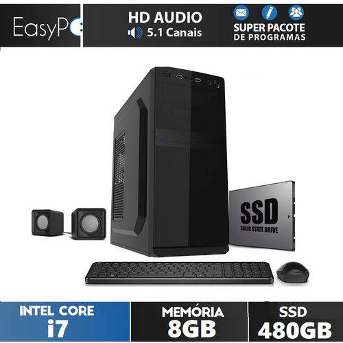 Assistência Técnica, SAC e Garantia do produto Computador EasyPC Powered By Intel Core I7 8GB SSD 480GB Saída HDMI