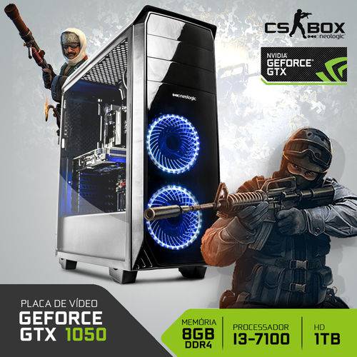 Assistência Técnica, SAC e Garantia do produto Computador Gamer Neologic Cs Box Intel I3-7100 Gtx 1050 8Gb 1Tb - Nli7019