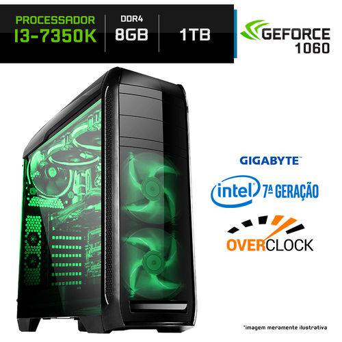 Assistência Técnica, SAC e Garantia do produto Computador Gamer Neologic Intel Core I3-7350K 7ª Geração 8GB (Gtx 1060 3GB) 1TB