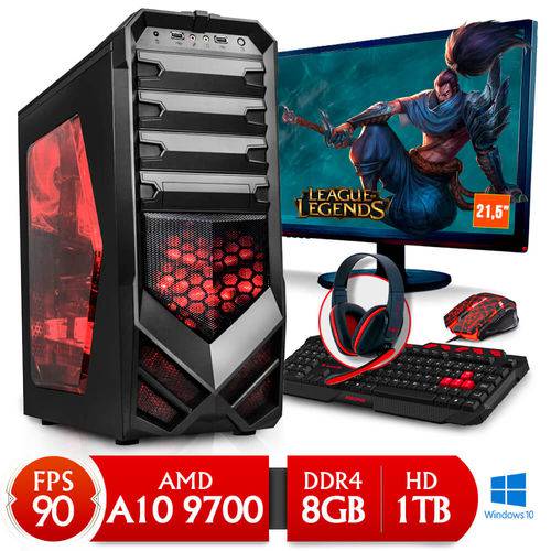 Assistência Técnica, SAC e Garantia do produto Computador Gamer Neologic NLI80312 Amd A10 9700 8GB(Radeon R7 Integrada)1TB Win 10 + Monitor 21,5"