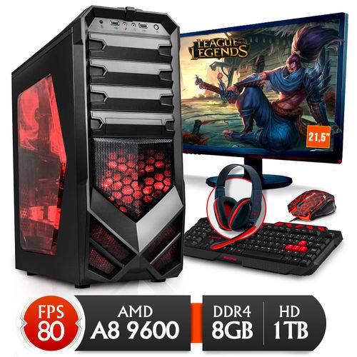 Assistência Técnica, SAC e Garantia do produto Computador Gamer Neologic NLI80284 Amd A8 9600 8GB (Radeon R7 Integrada) 1TB + Monitor 21,5"