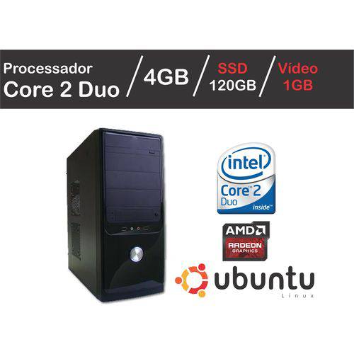 Assistência Técnica, SAC e Garantia do produto Computador Intel Core 2 Duo 4GB SSD 120GB Vídeo R5230 1GB LINUX WIFI