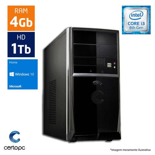 Assistência Técnica, SAC e Garantia do produto Computador Intel Core I3 8ª Geração 4GB HD 1TB Windows 10 SL Certo PC Smart 1008