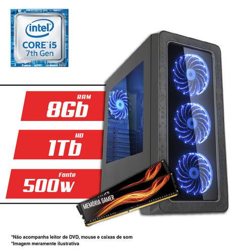 Assistência Técnica, SAC e Garantia do produto Computador Intel Core I5 7ª Geração 8GB HD 1TB CertoX BRAVE 5009