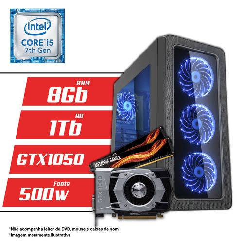 Assistência Técnica, SAC e Garantia do produto Computador Intel Core I5 7ª Geração 8GB HD 1TB GTX 1050 2GB CertoX BRAVE 5011