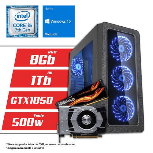 Assistência Técnica, SAC e Garantia do produto Computador Intel Core I5 7ª Geração 8GB HD 1TB GTX 1050 2GB Windows 10 SL CertoX BRAVE 5012
